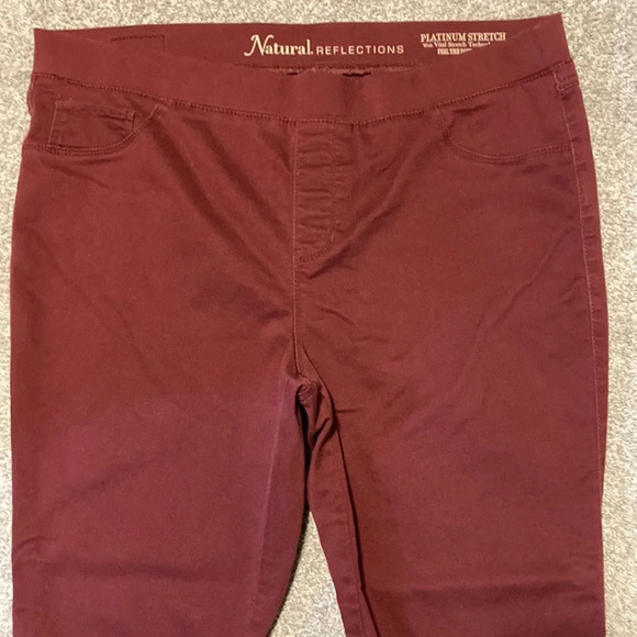 Natural Reflections Platinum Stretch Jeggings XL - Picture 3 of 15